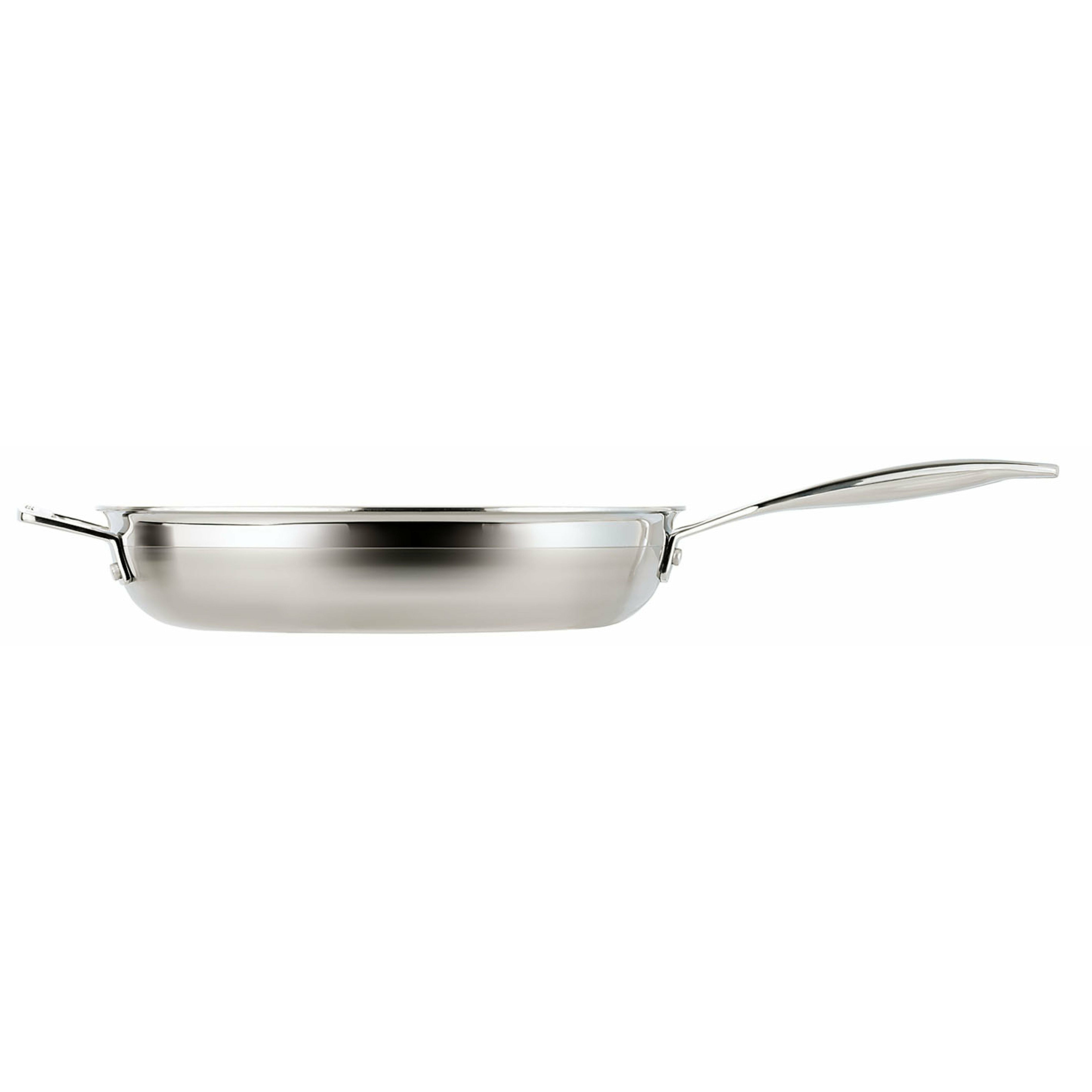 Le Creuset 3 Ply Stainless Steel Non Stick Frying Pan, 28 Cm