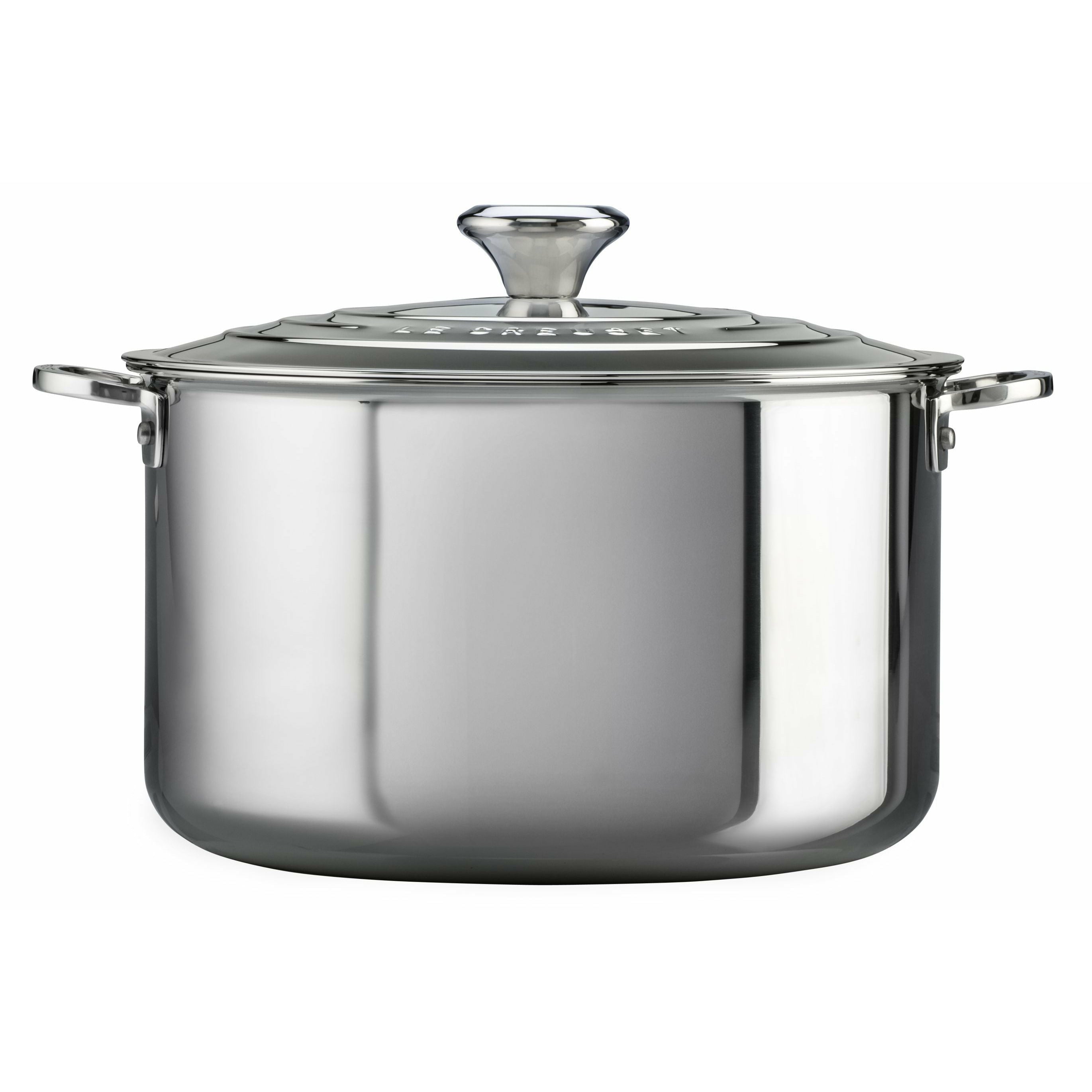 Le Creuset Signature Stainless Steel Stock Pot 6.6 L With Lid