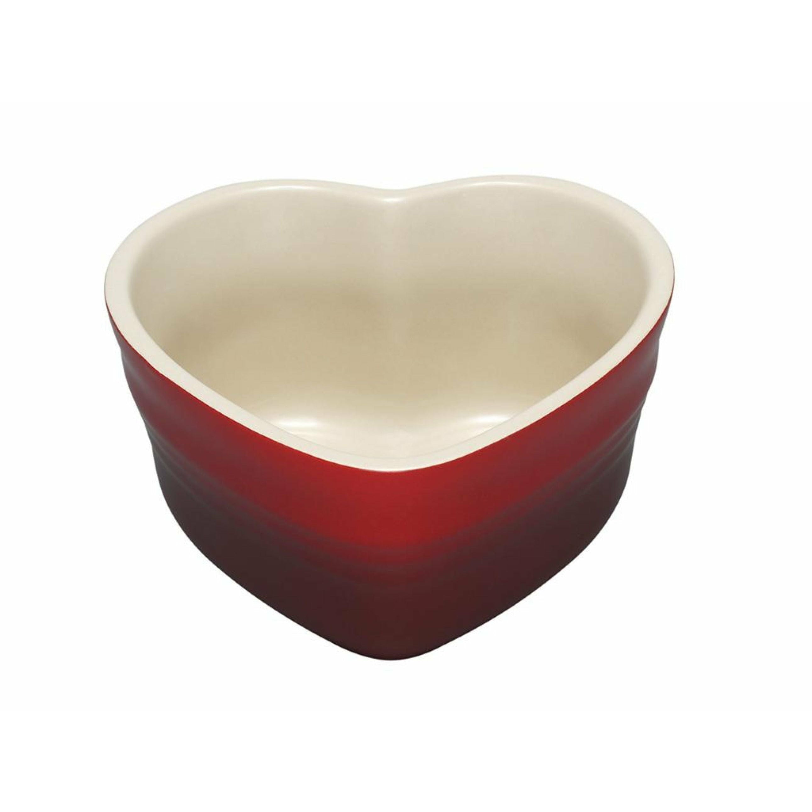 Plísně Le Creuset Heart 10 x 11 cm, třešňová červená