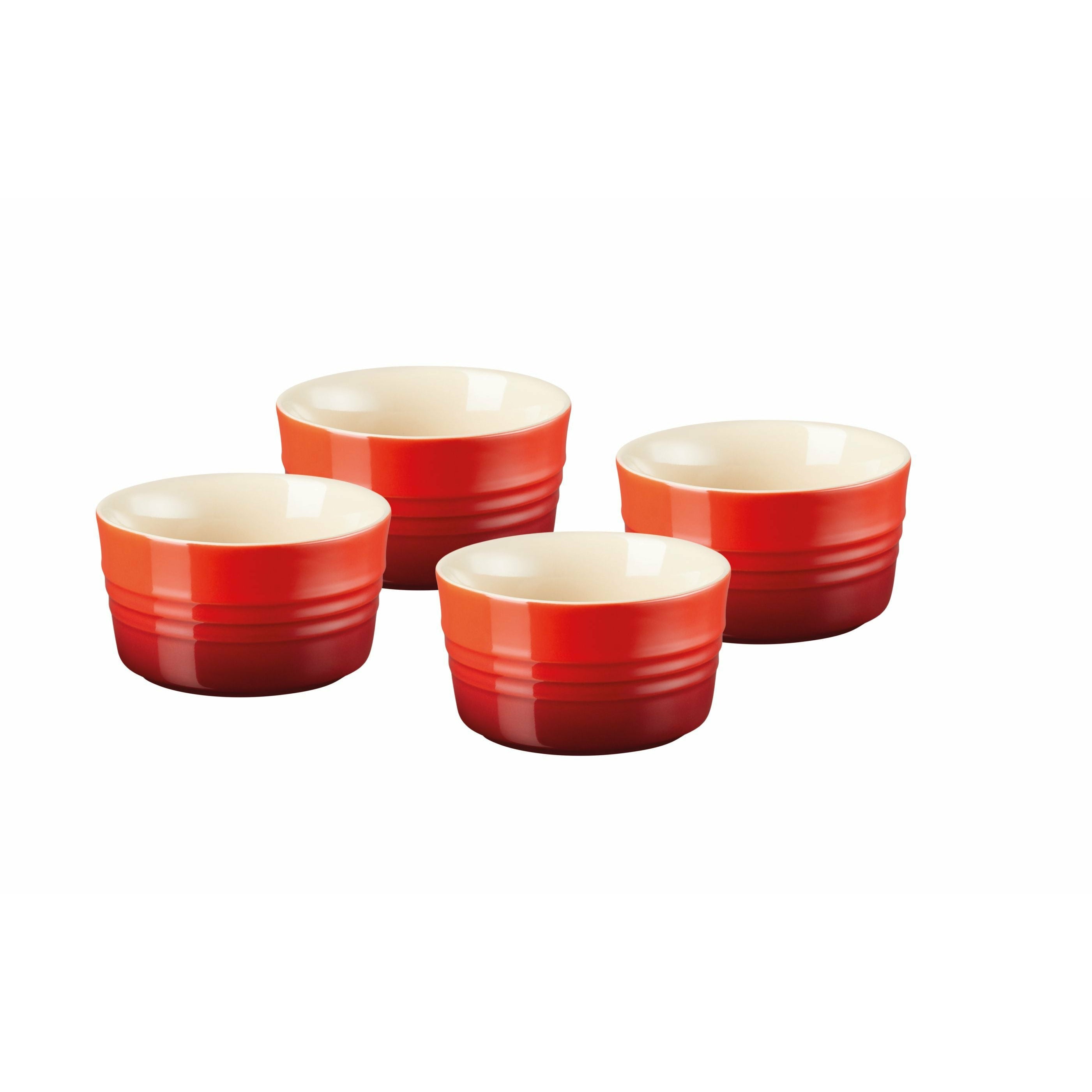 Le Creuset Mini Forms Cherry Red, 4 PCS.