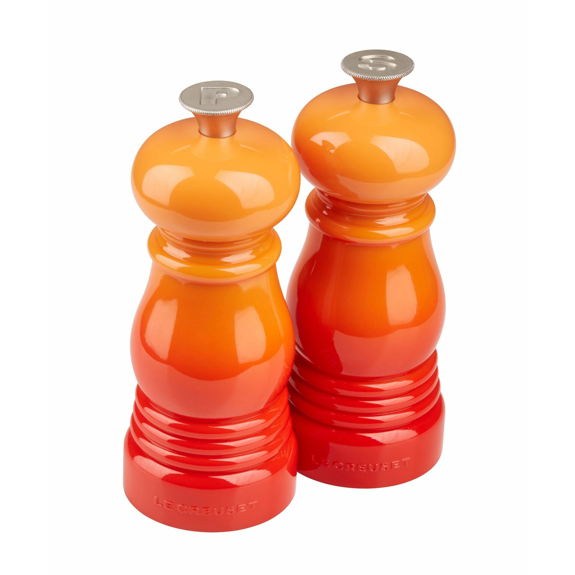 Le Creuset Mini Salt and Pepper Mill Set 12,5 cm, trouba červená