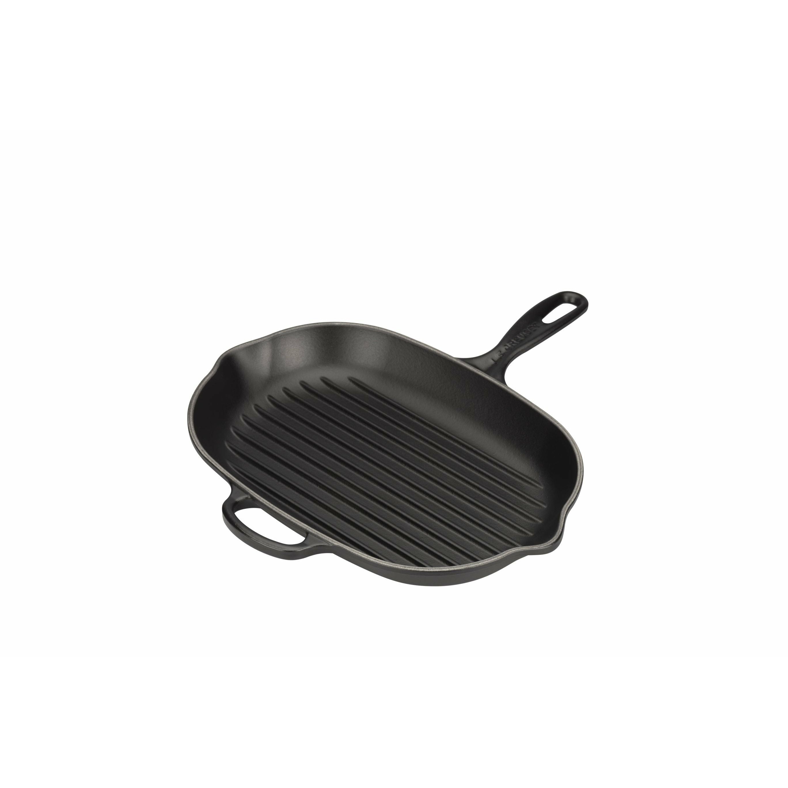 Le Creuset Nature Oval Grill Pan 32 cm, černá