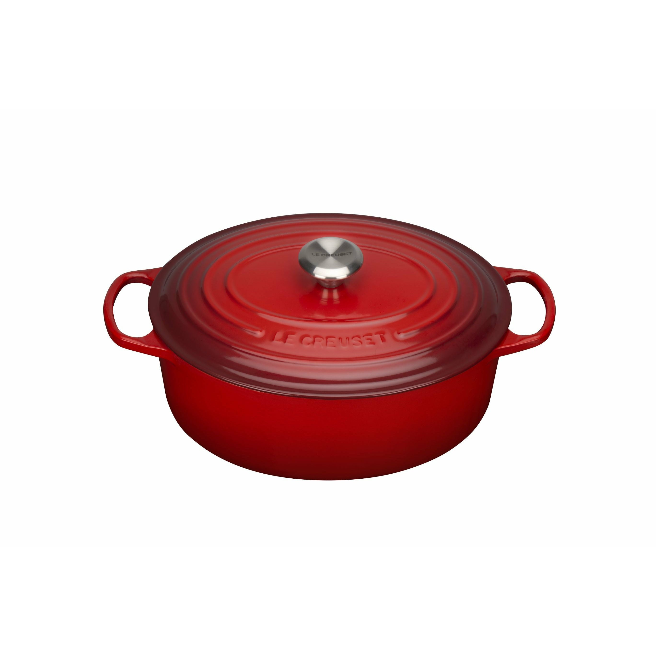 Le Creuset Signature Oval Roaster 31 cm, Cherry Red