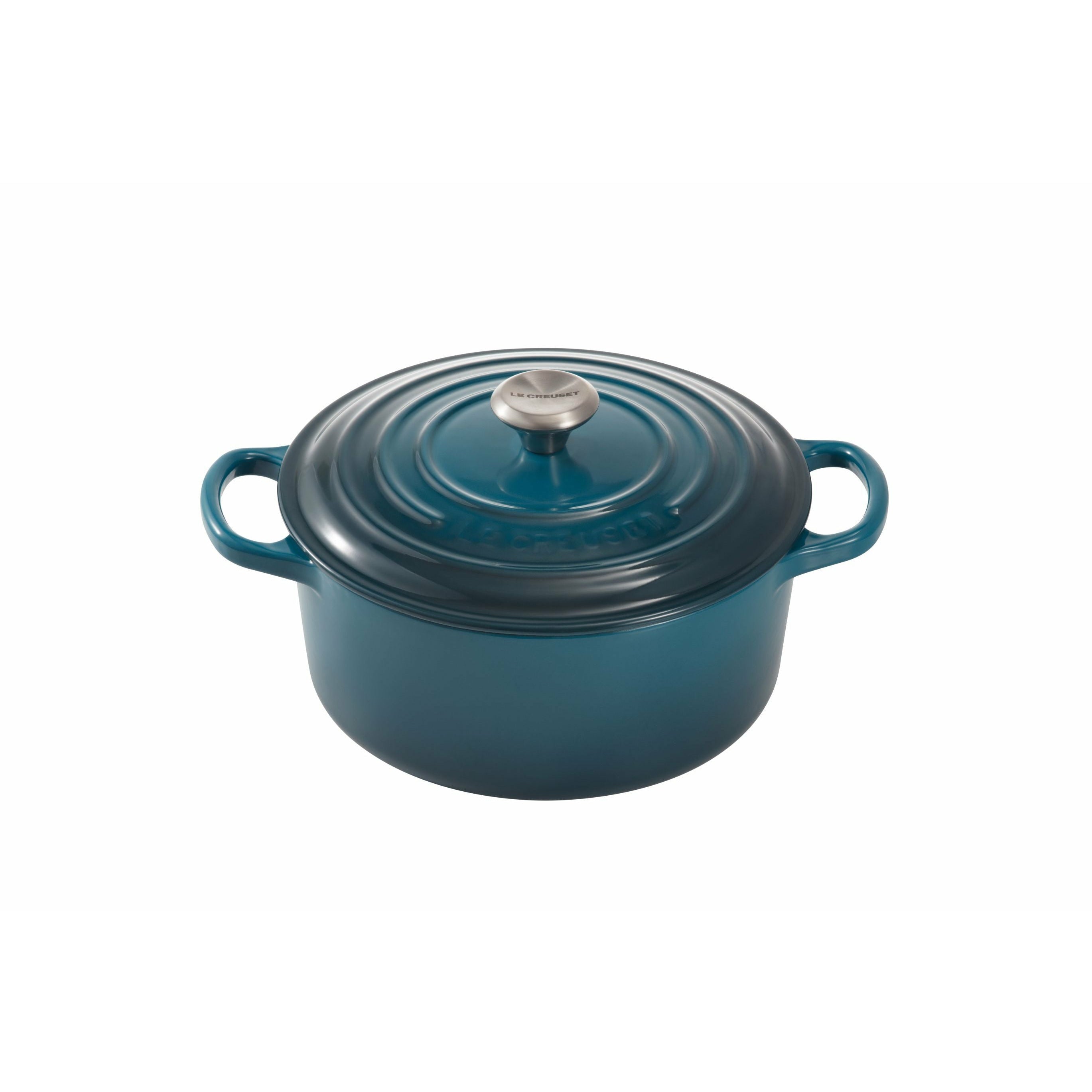 Le Creuset Signature Round Roaster 20 cm, Deep Teal