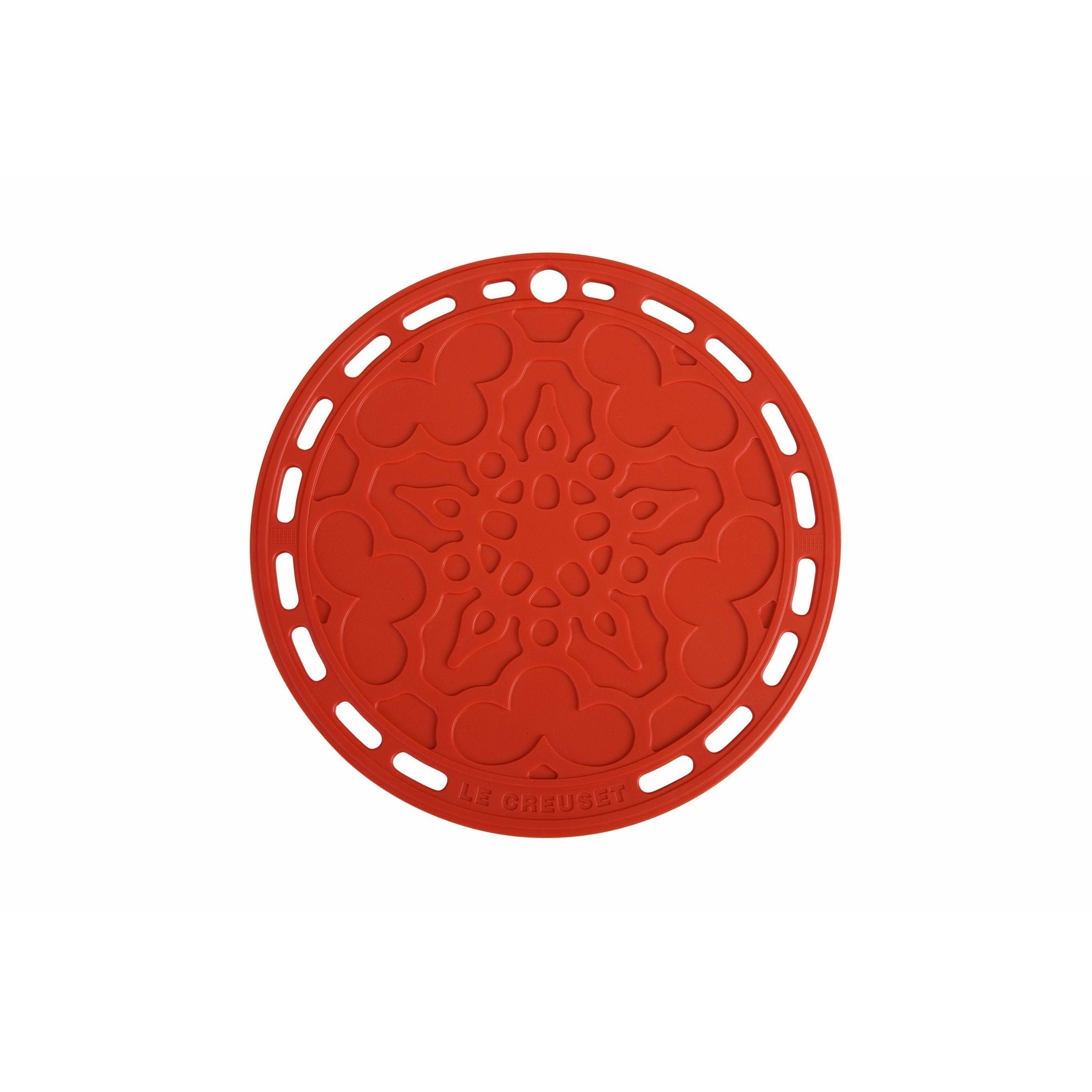 Le Creuset Silicone Coaster Tradition, Cherry Red