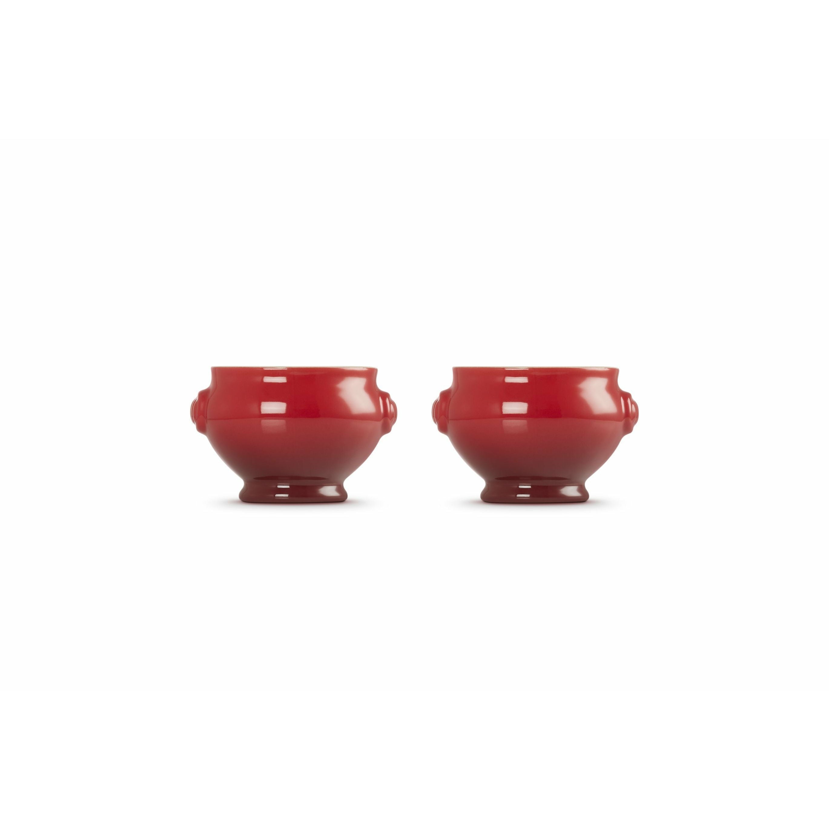 Le Creuset Suppenterrine 06 L Cherry Red, 2 Pcs.