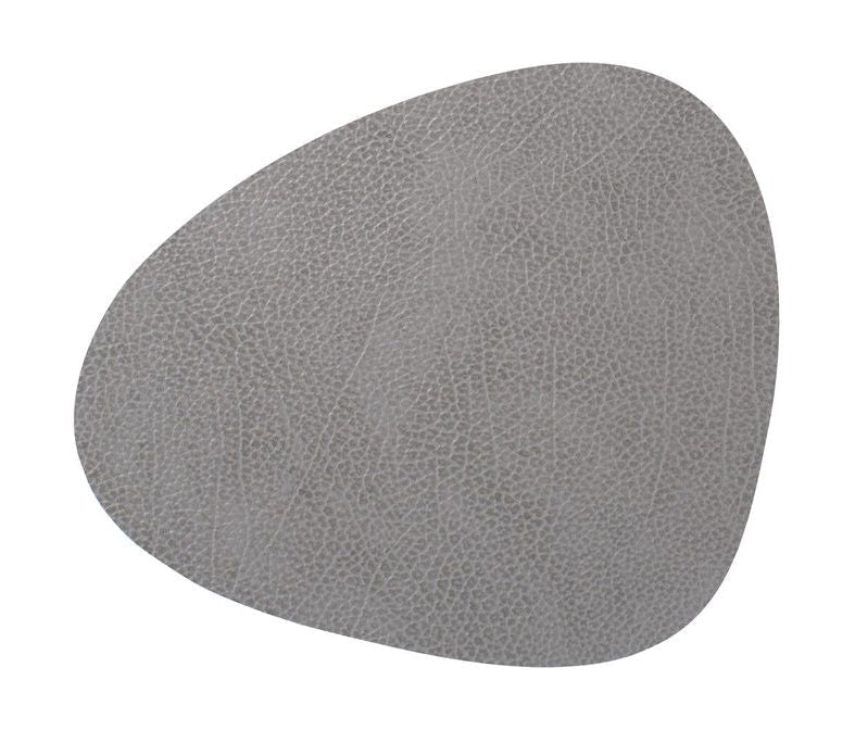 Lind DNA Curve Placemat Hippo Leather M, Antracite Grey
