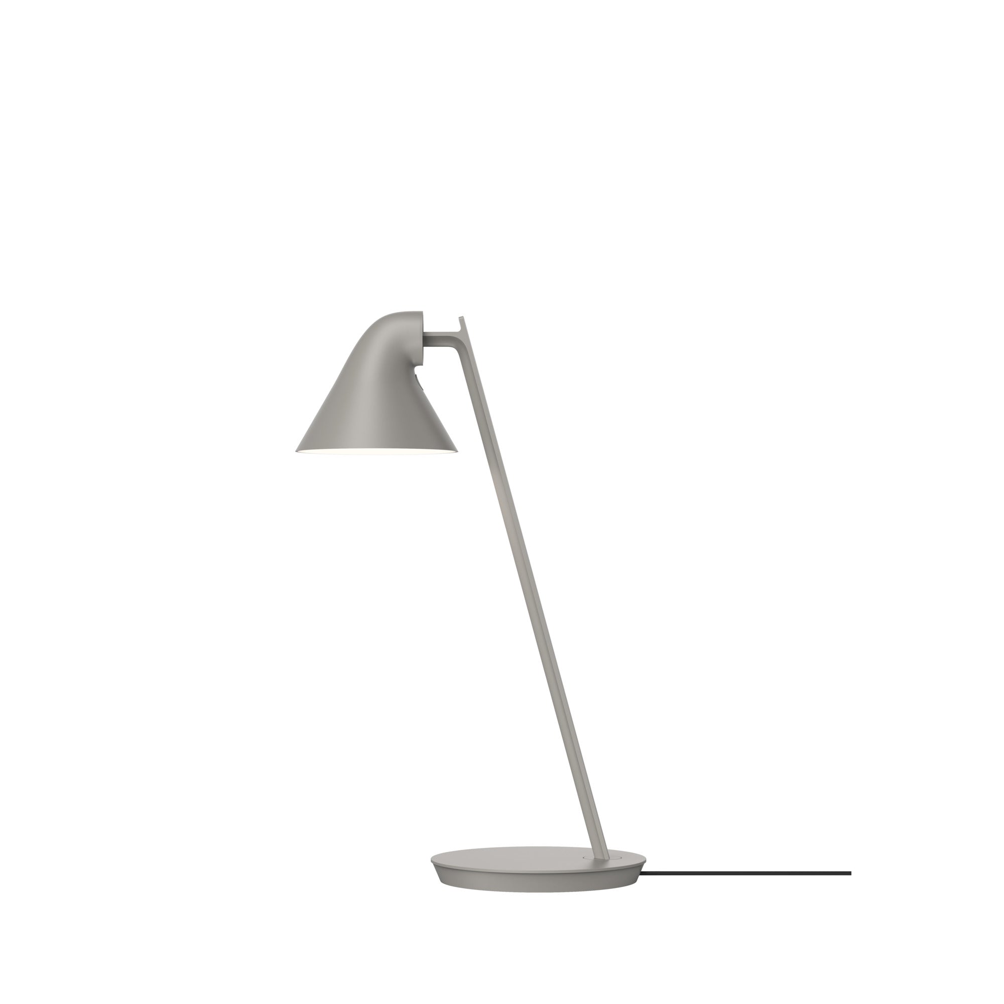 Louis Poulsen NJP mini stolní lampa, světle šedá