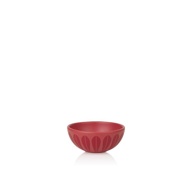 Lucie Kaas Arne Clausen Lotus Bowl Red, ø12 Cm