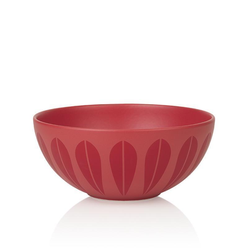 Lucie Kaas Arne Clausen Lotus Bowl červená, Ø24 cm