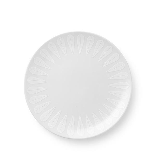 Lucie Kaas Arne Clausen Plate White Lotus, ø21 Cm