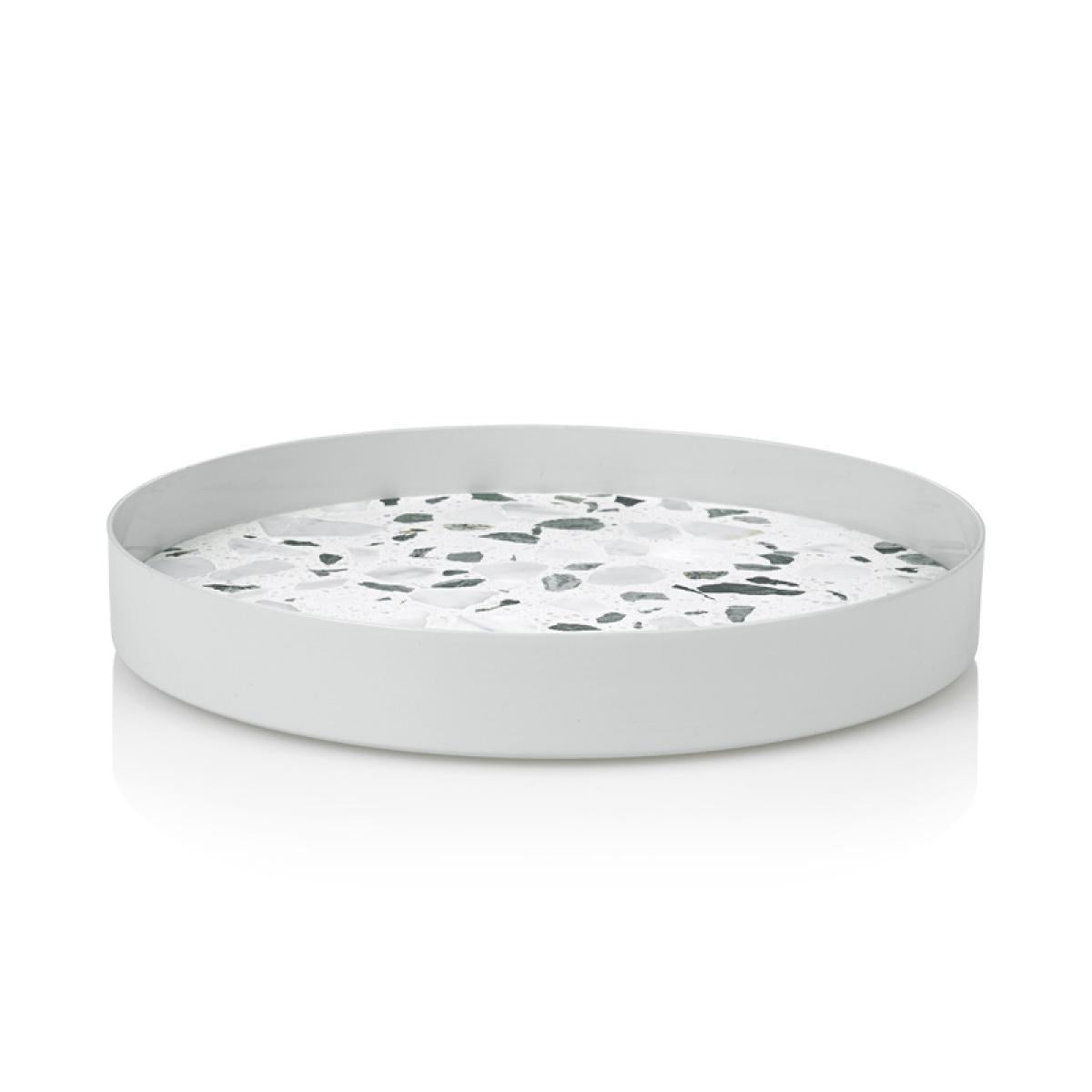 Lucie Kaas Erat Tray White, ø 24,5cm