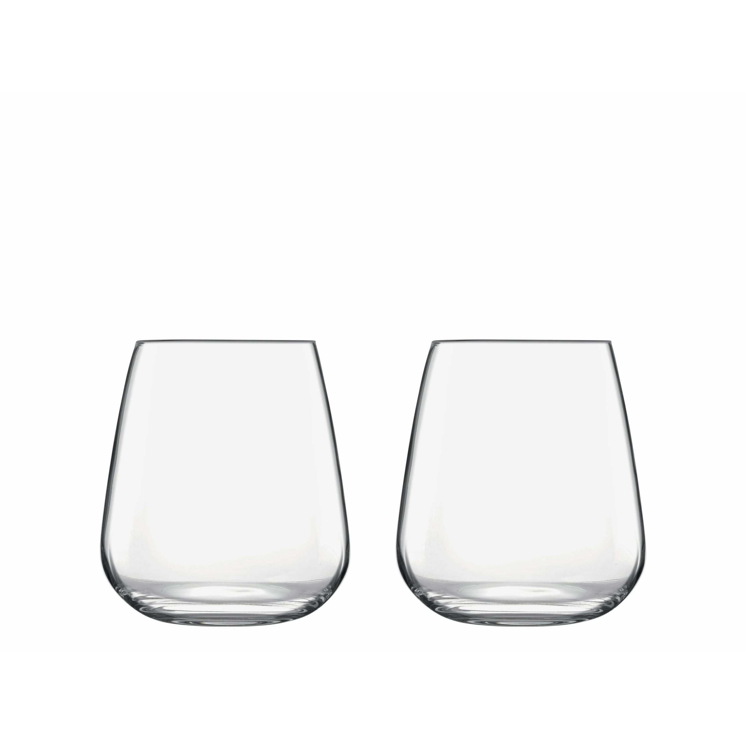 Luigi Borlioli Talismano Water Glass, 2 kusy