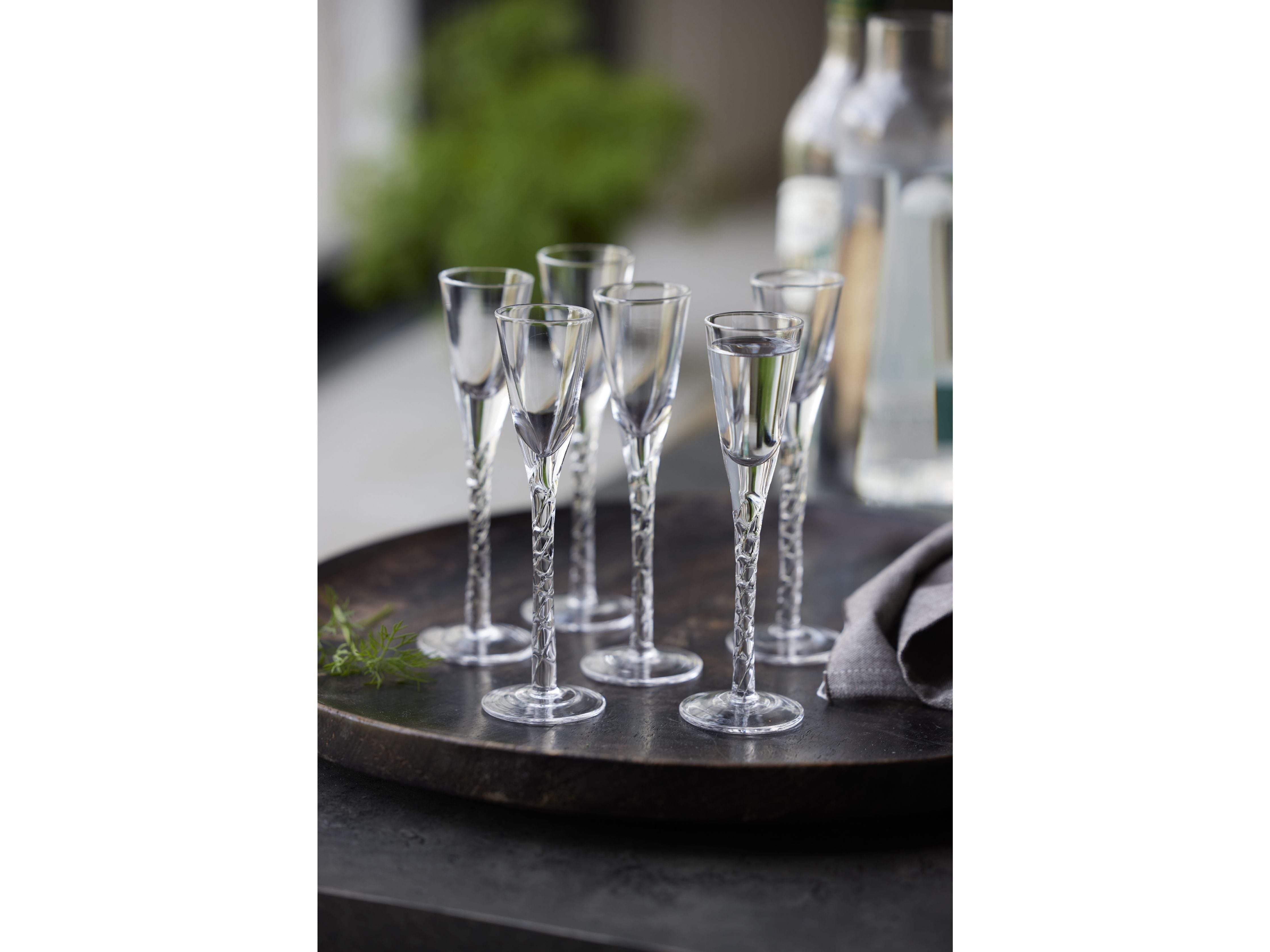 Lyngby Glas Paris Snap Glass Set 6, Clear,