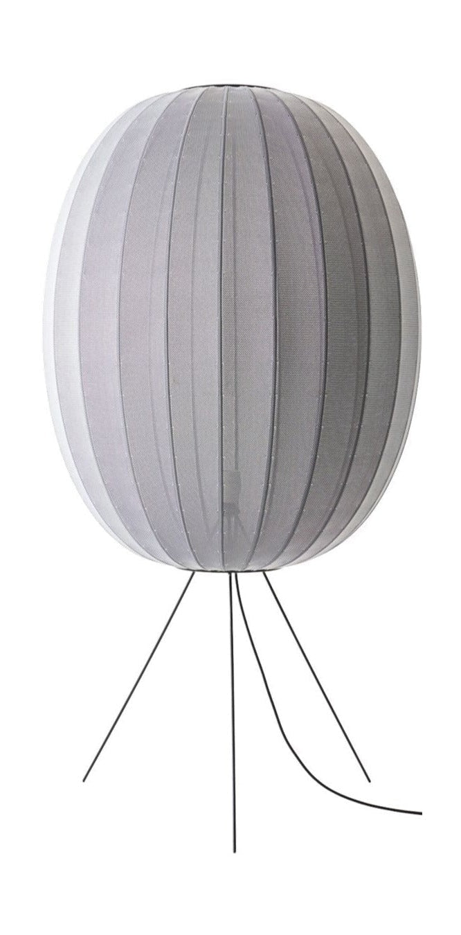 Vyrobeno ručně pletenou Wit 65 High Oval Floonal Lamp Medium, stříbro