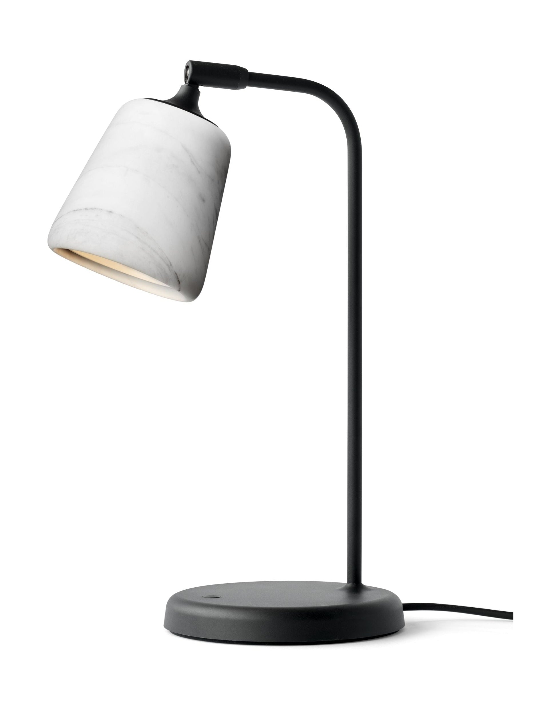 Nová prace v materiálu stolní lampa, bílý mramor