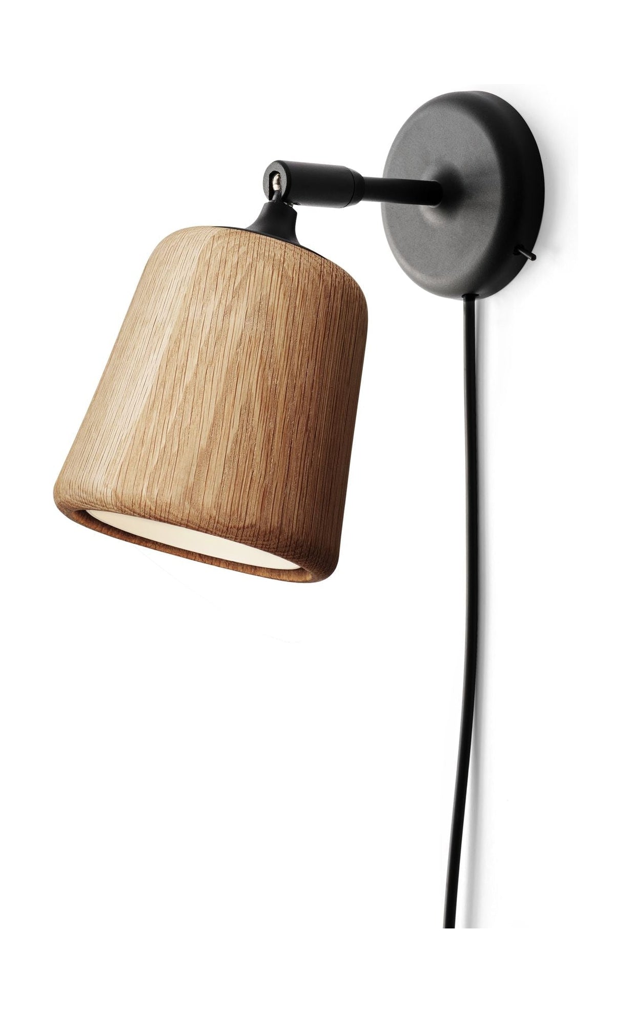 New Works Material Wall Lamp, Natural Oak