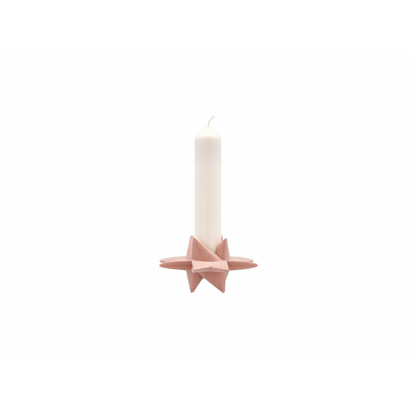 Medusa Copenhagen Shooting Star Calendar Candlestick, růžová