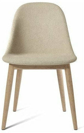 Audo Copenhagen Přístavní čalouněná židle Natural Oak, Bouclé 02