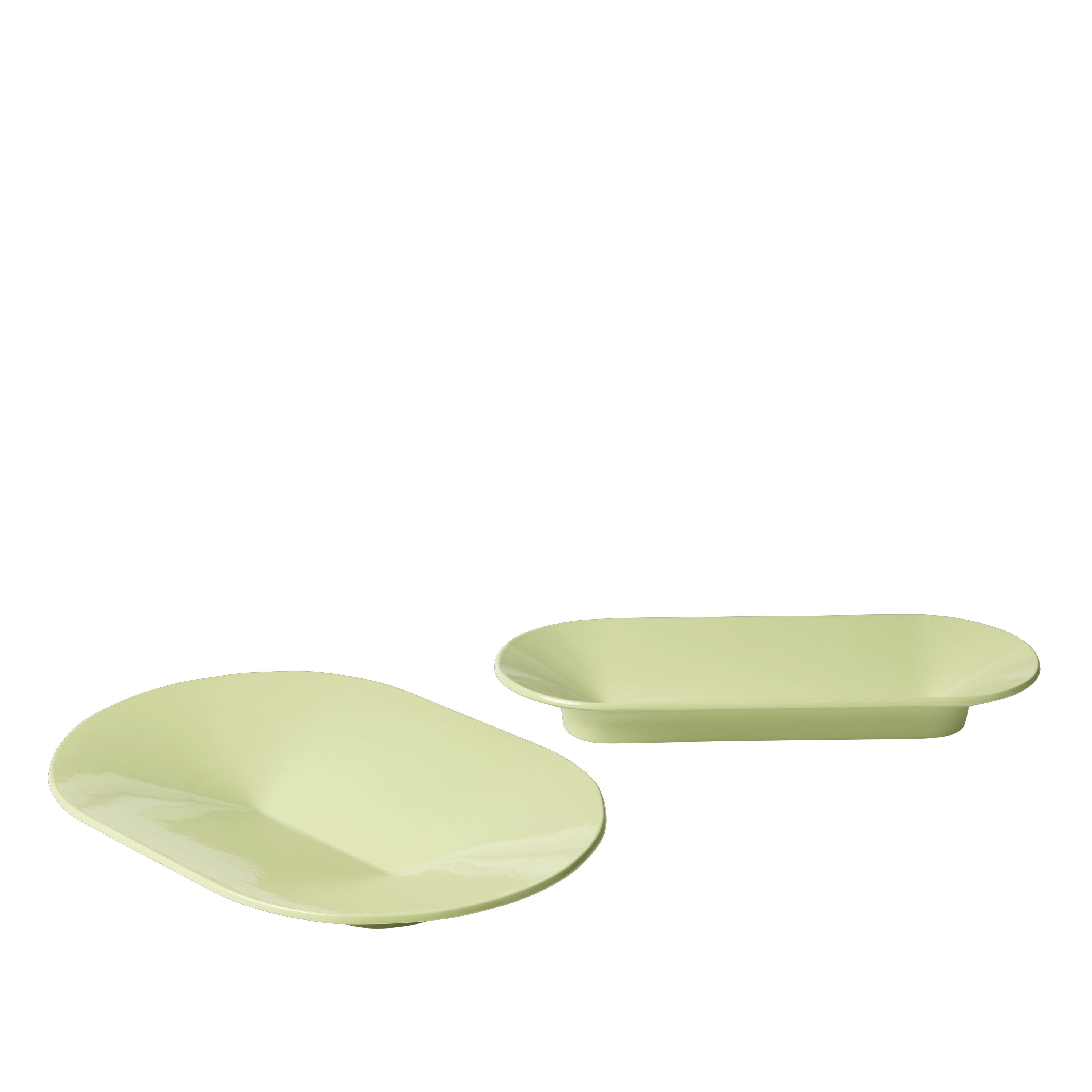 Muuto Mere Bowl Light Green, 52 X 36 Cm