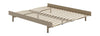 Moebe postel s ložními lamy 160 cm, písek