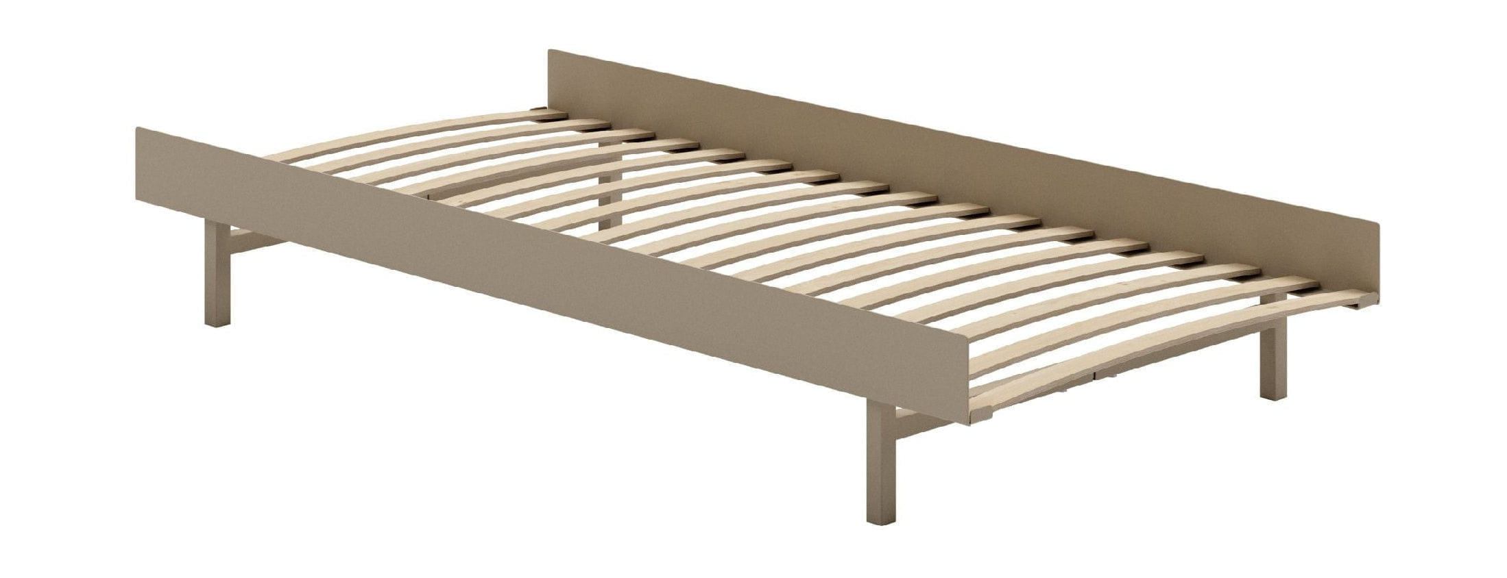 Moebe postel s ložními lamy 90 cm, písek