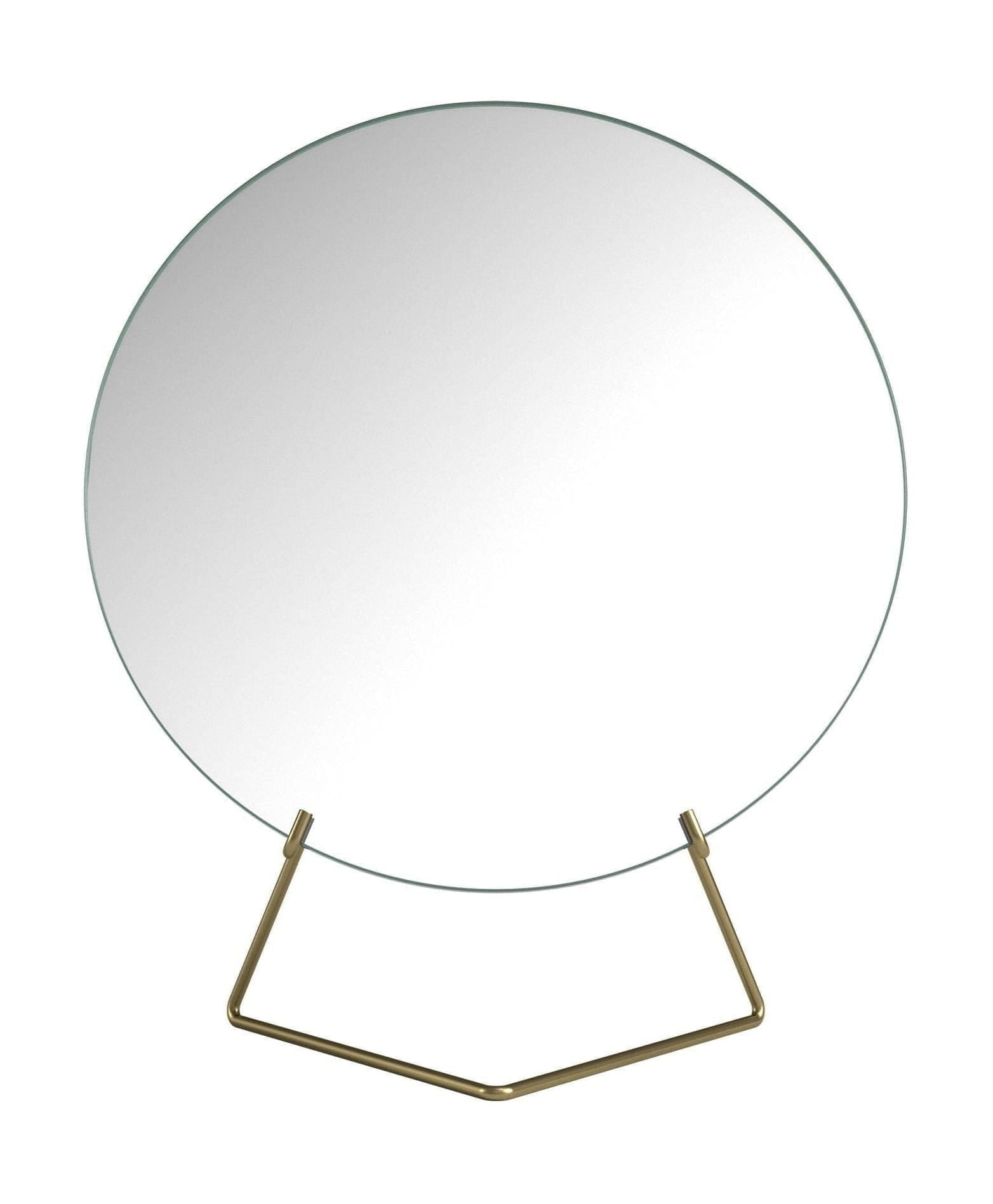 Moebe stojící zrcadlo Ø30 cm, mosaz