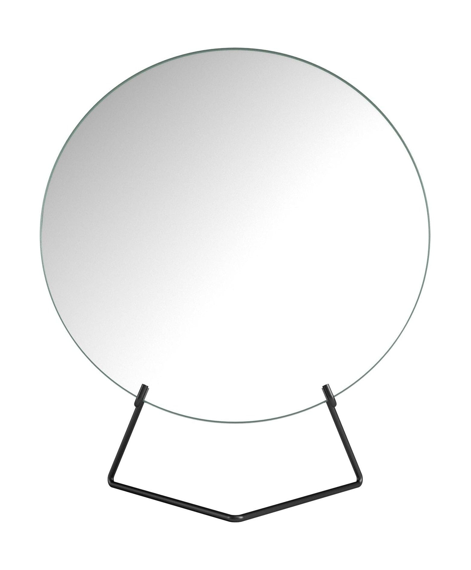 Stojící zrcadlo Moebe Ø30 cm, černá