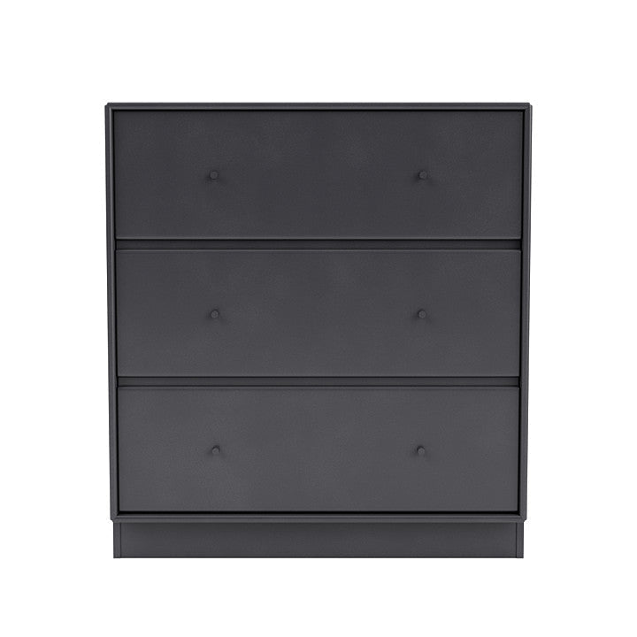 Montana Carry Dresser With 7 Cm Plinth, Coal Black