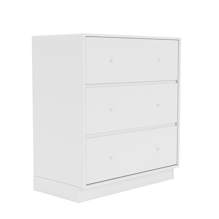 Montana Carry Dresser With 7 Cm Plinth, Snow White