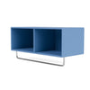 Montana Coat Shelf With Clothes Rack Azure Blue