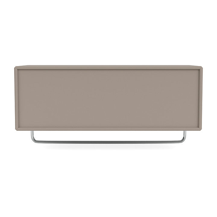 Montana Coat Shelf With Clothes Rack, Truffle Grey