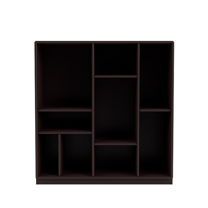 Montana Compile Decorative Shelf With 3 Cm Plinth, Balsamic Brown