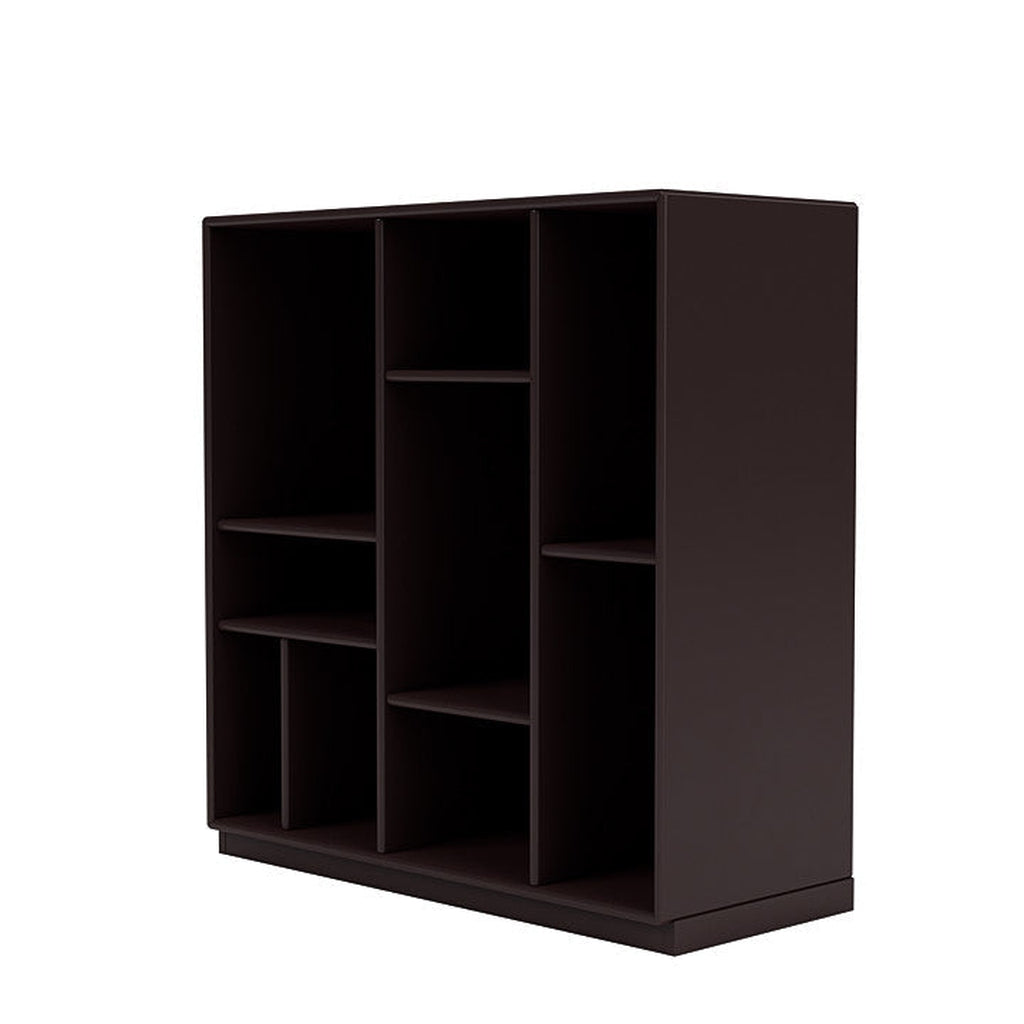 Montana Compile Decorative Shelf With 3 Cm Plinth, Balsamic Brown