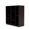 Montana Compile Decorative Shelf With 3 Cm Plinth Balsamic Brown