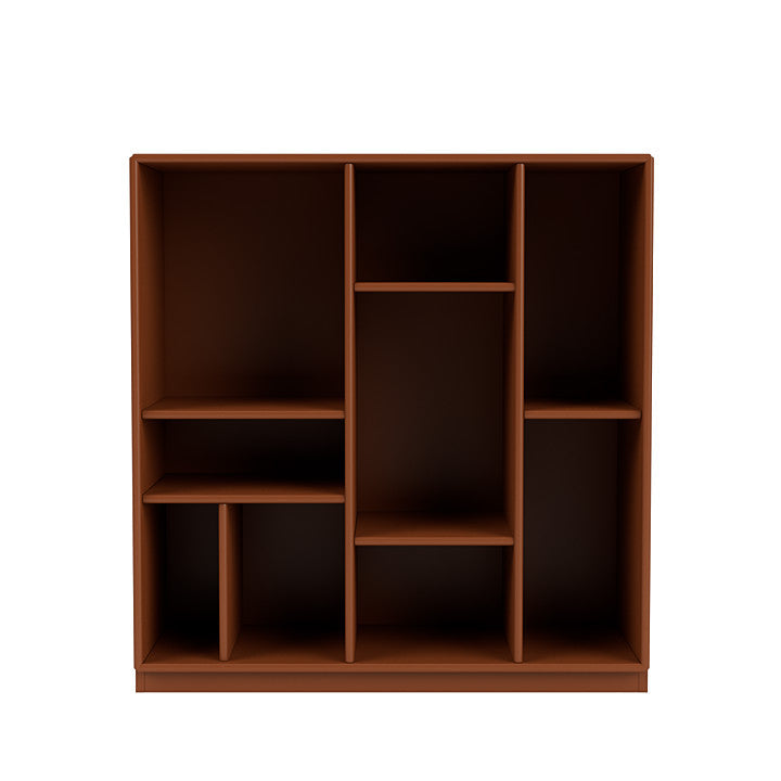 Montana Compile Decorative Shelf With 3 Cm Plinth, Hazelnut Brown