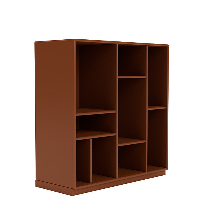 Montana Compile Decorative Shelf With 3 Cm Plinth, Hazelnut Brown