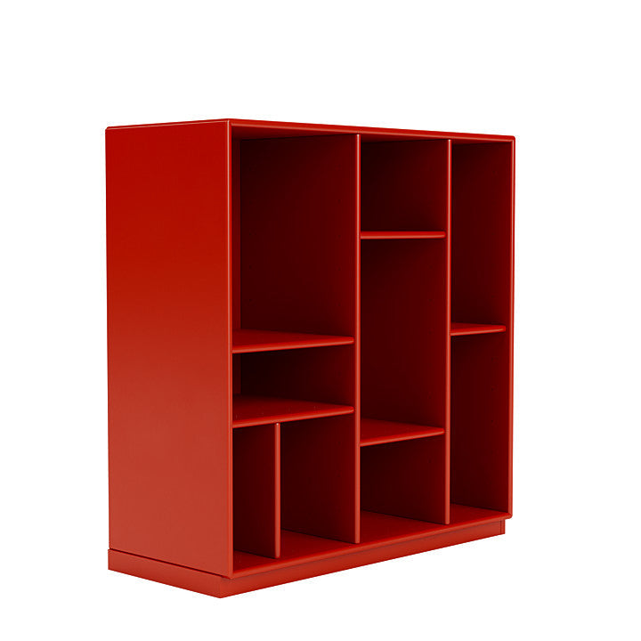 Montana Compile Decorative Shelf With 3 Cm Plinth, Rosehip Red