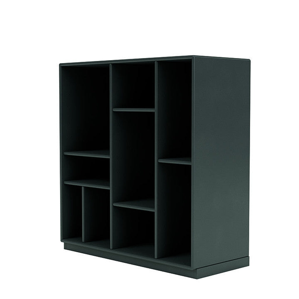 Montana Compile Decorative Shelf With 3 Cm Plinth, Black Jade