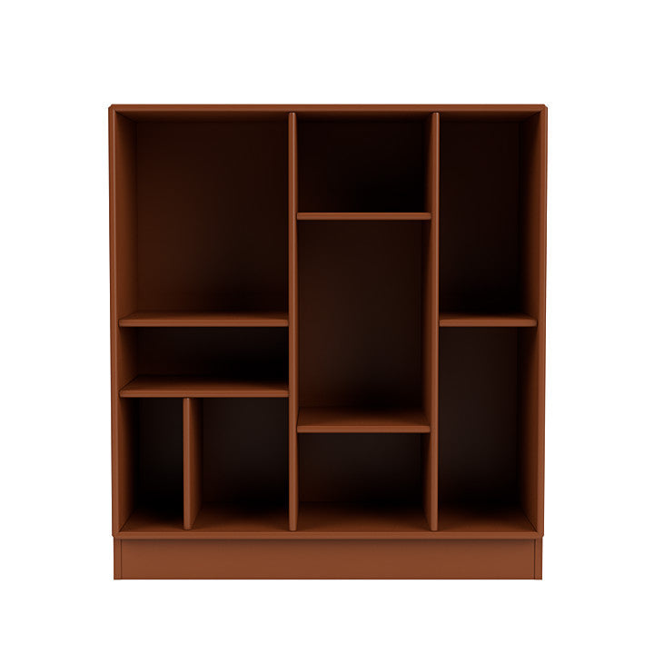 Montana Compile Decorative Shelf With 7 Cm Plinth, Hazelnut Brown