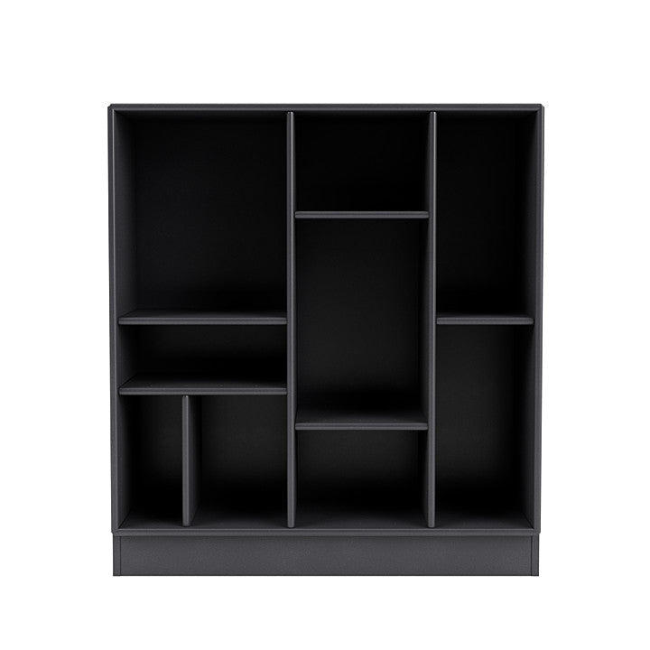 Montana Compile Decorative Shelf With 7 Cm Plinth, Carbon Black