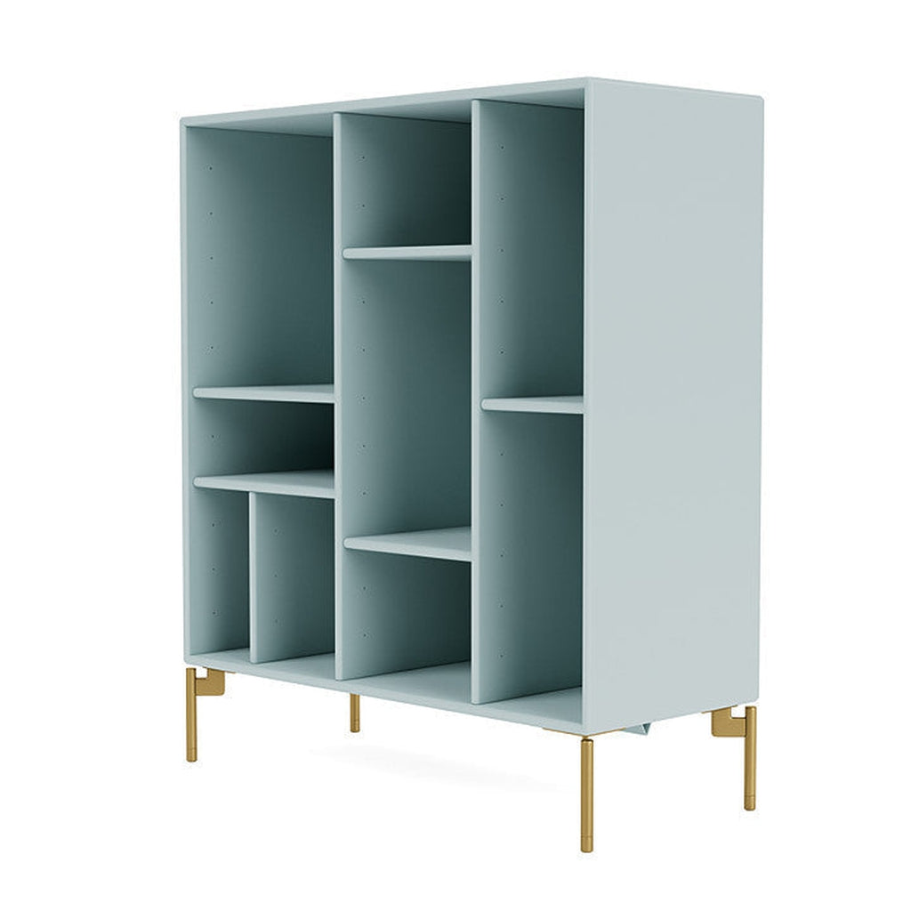 Montana Compile Decorative Shelf With Legs, Flint/Brass