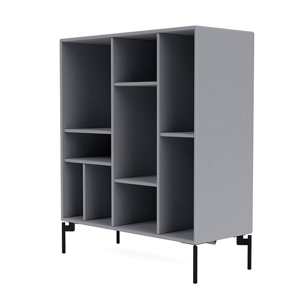 Montana Compile Decorative Shelf With Legs, Graphic/Black