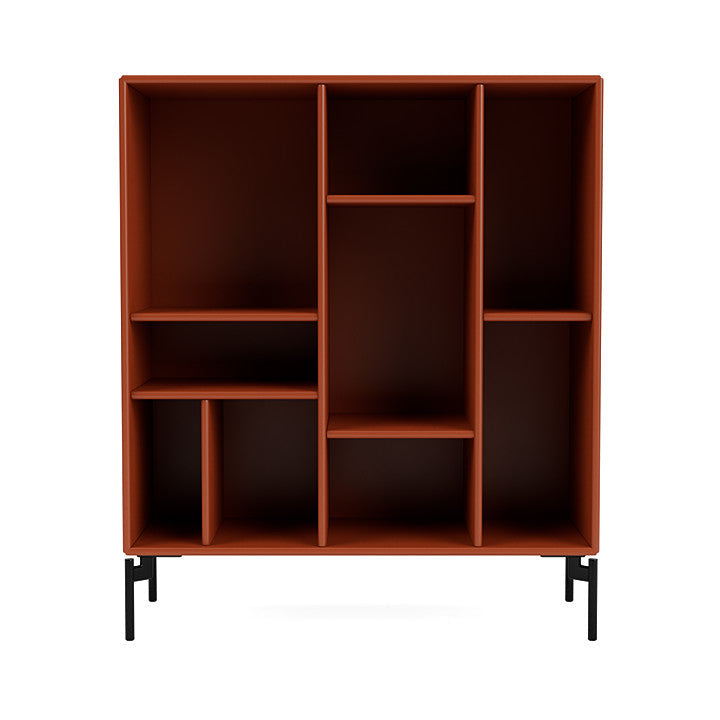 Montana Compile Decorative Shelf With Legs, Hokkaido/Black