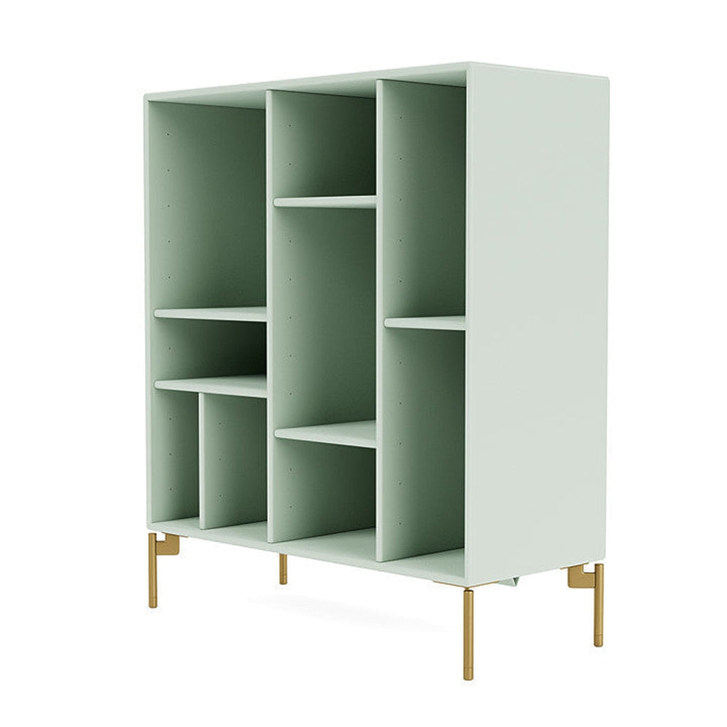 Montana Compile Decorative Shelf With Legs, Mist/Brass