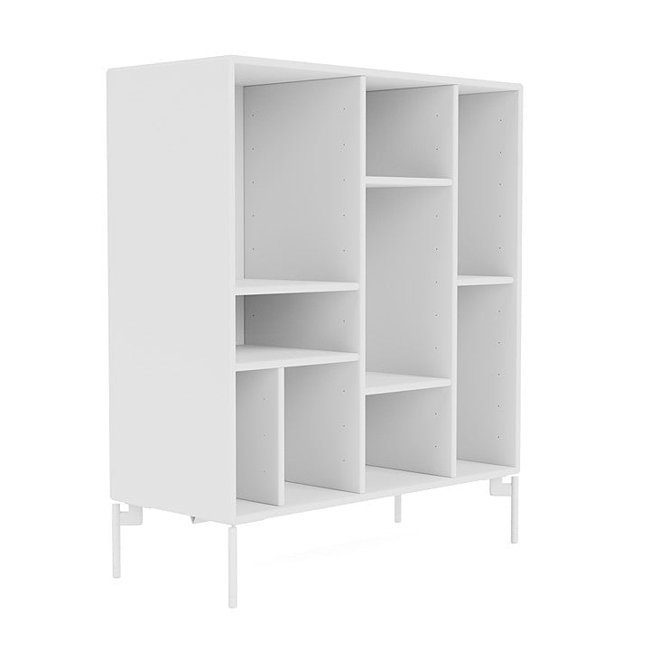 Montana Compile Decorative Shelf With Legs, New White/Snow White