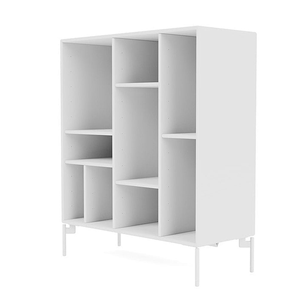 Montana Compile Decorative Shelf With Legs, New White/Snow White