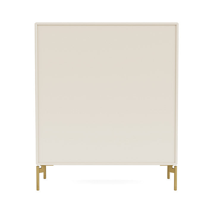 Montana Compile Decorative Shelf With Legs, Oat/Brass