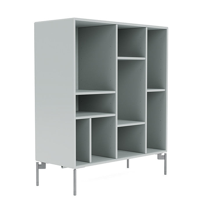 Montana Compile Decorative Shelf With Legs, Oyster/Matt Chrome