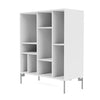 Montana Compile Decorative Shelf With Legs Snow White/Matt Chrome